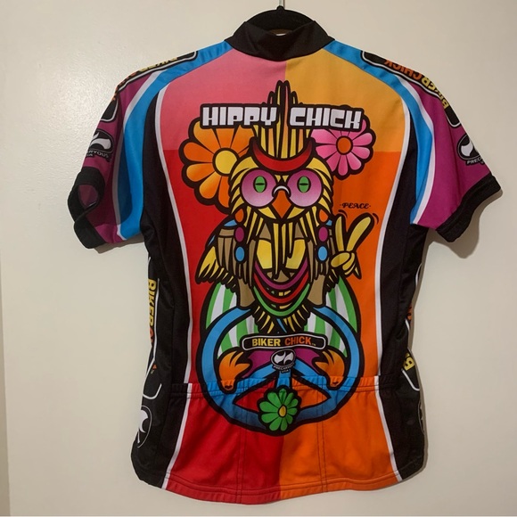 World Jerseys Hippie Chick Cycling Top Size Medium - Picture 8 of 8